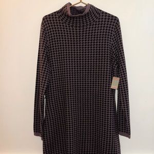 Title Nine Houndstooth Dress with zipper pocket, XL NWT